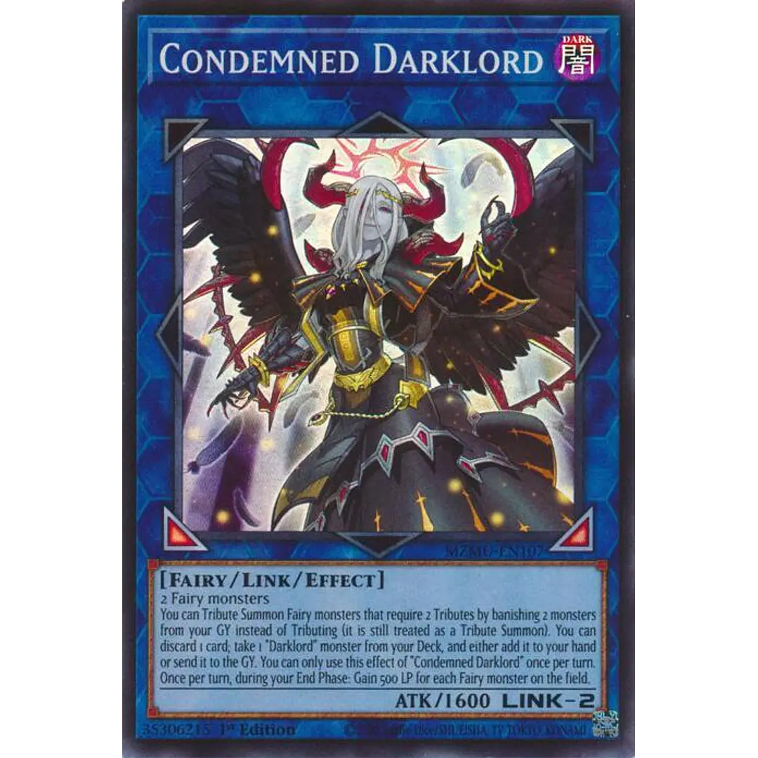 CONDEMNED DARKLORD MZMU-EN107 SUPER RARE 1