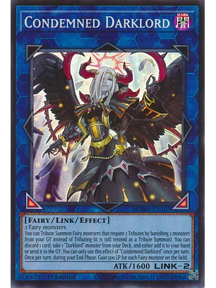 CONDEMNED DARKLORD MZMU-EN107 SUPER RARE