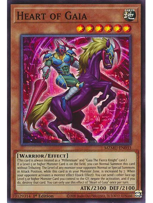 HEART OF GAIA MZMU-EN033 SUPER RARE