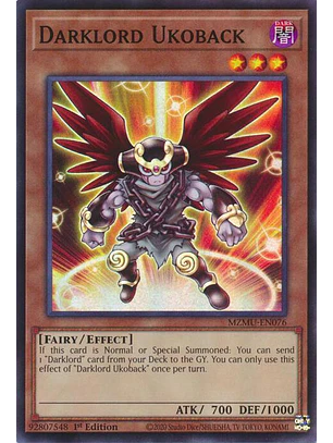 DARKLORD UKOBACK MZMU-EN076 SUPER RARE