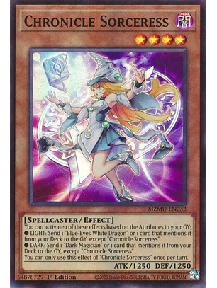 CHRONICLE SORCERESS MZMU-EN032 SUPER RARE