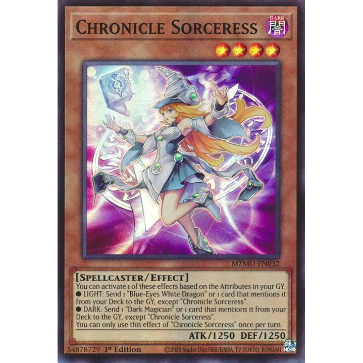 CHRONICLE SORCERESS MZMU-EN032 SUPER RARE 1