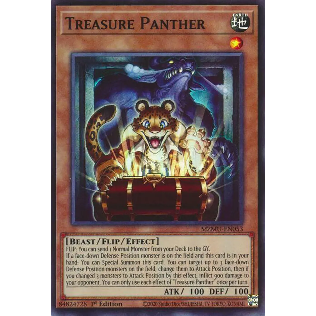 TREASURE PANTHER MZMU-EN053 SUPER RARE 1