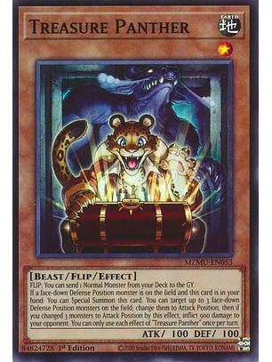 TREASURE PANTHER MZMU-EN053 SUPER RARE