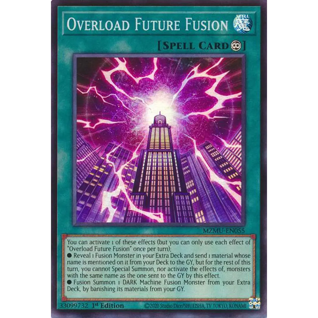 OVERLOAD FUTURE FUSION MZMU-EN055 SUPER RARE 1