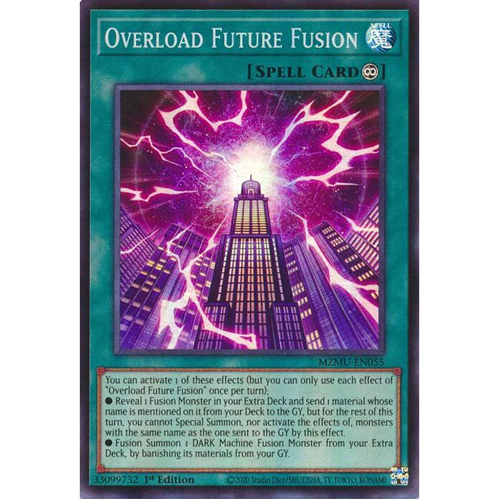 OVERLOAD FUTURE FUSION MZMU-EN055 SUPER RARE 1