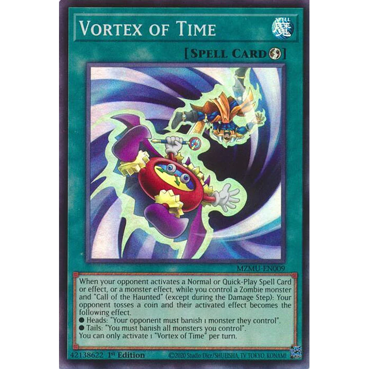VORTEX OF TIME MZMU-EN009 SUPER RARE 1