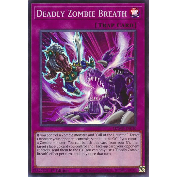 DEADLY ZOMBIE BREATH MZMU-EN010 SUPER RARE 1