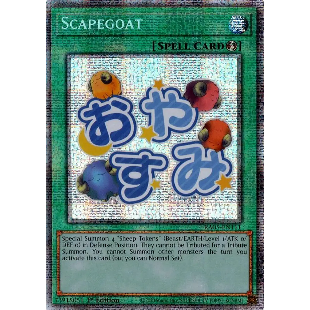 SCAPEAGOAT RA05-EN111 STARLIGHT RARE  1