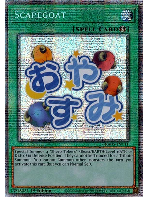 SCAPEAGOAT RA05-EN111 STARLIGHT RARE 