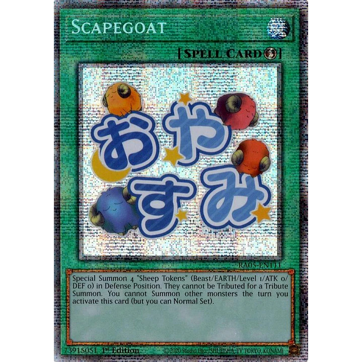 SCAPEAGOAT RA05-EN111 STARLIGHT RARE  1