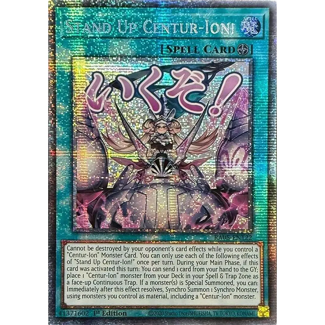 STAND UP CENTUR-ION!  RA05-EN122 STARLIGHT RARE 1