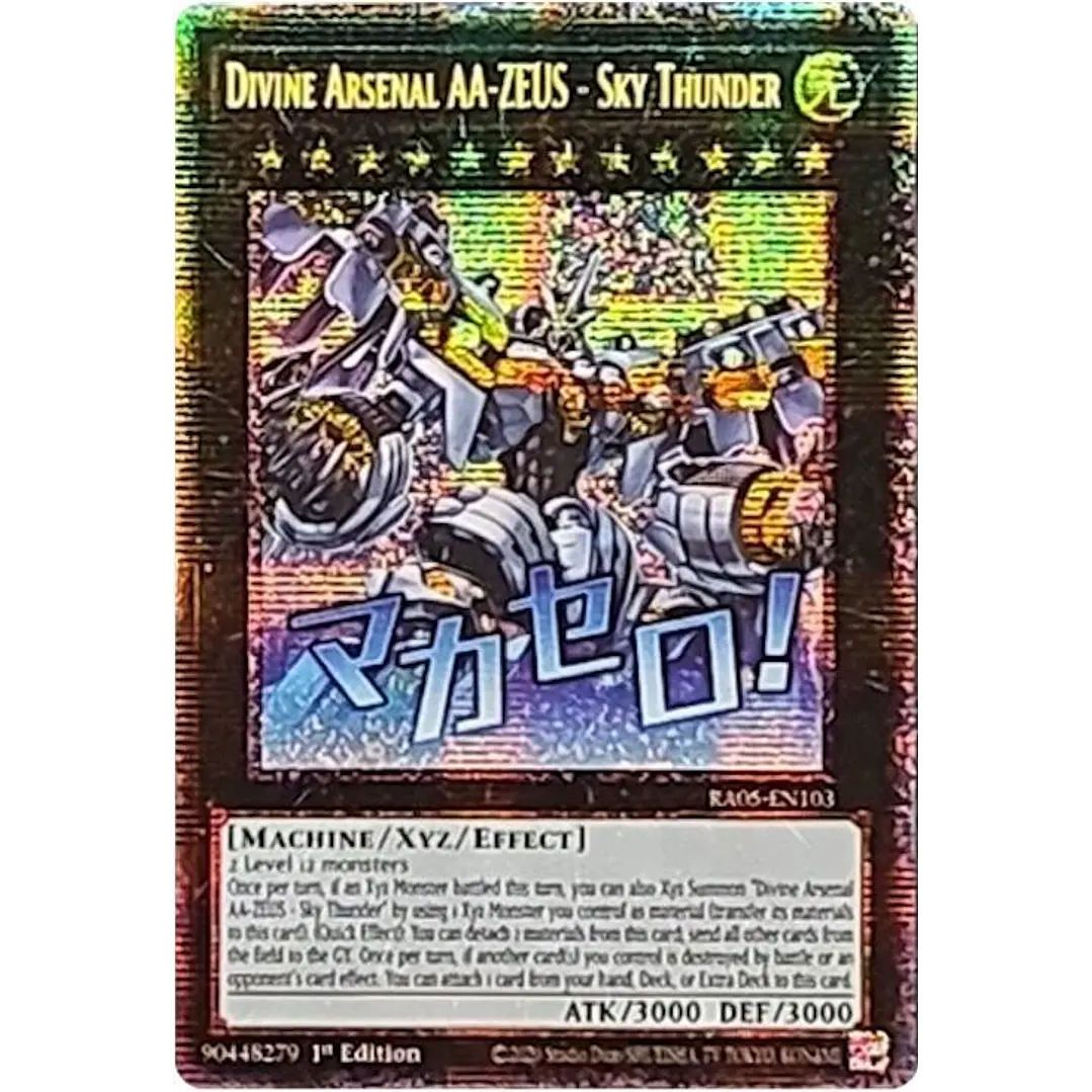 DIVINE ARSENAL AA-ZEUS - SKY THUNDER RA05-EN103 STARLIGHT RARE 1