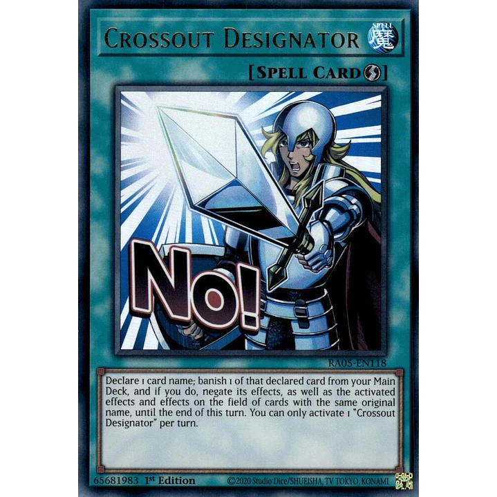 CROSSOUT DESIGNATOR RA05-118 ULTRA RARE  1