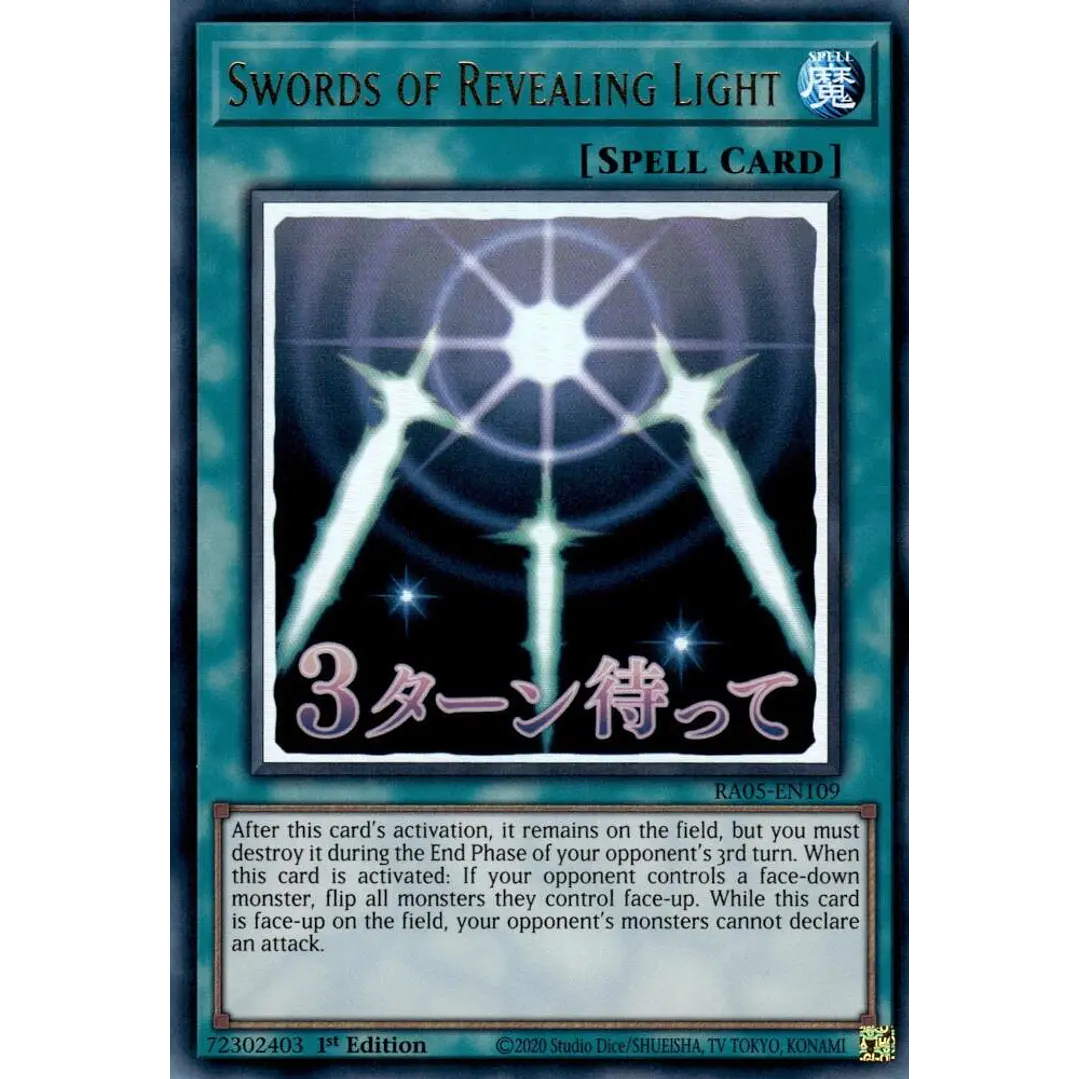 SWORDS OF REVEALING LIGHT RA05-EN109 ULTRA RARE  1