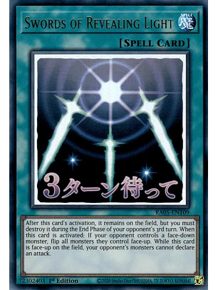 SWORDS OF REVEALING LIGHT RA05-EN109 ULTRA RARE 