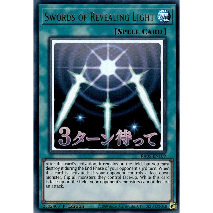 SWORDS OF REVEALING LIGHT RA05-EN109 ULTRA RARE  1