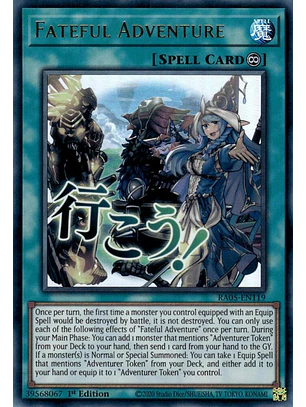 FATEFUL ADVENTURE RA05-EN119 ULTRA RARE 