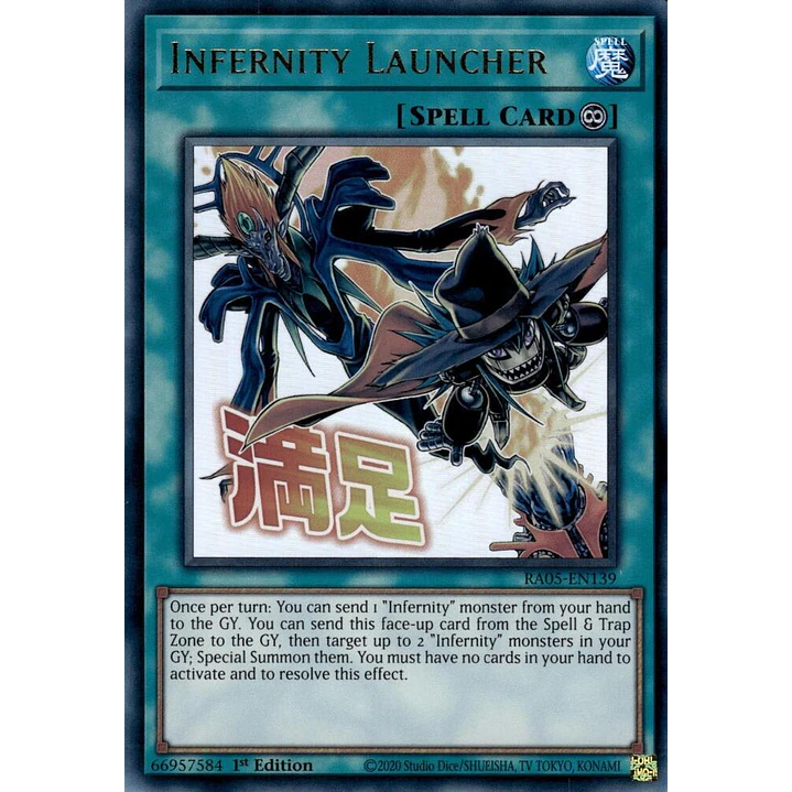 INFERNITY LAUNCHER RA05-EN139 ULTRA RARE 1