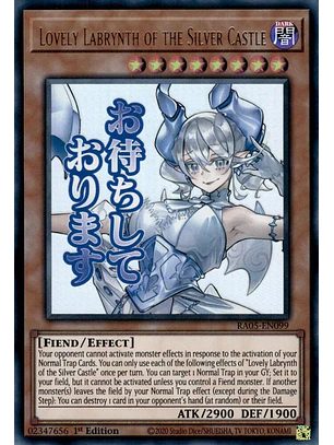 LOVELY LABRYNTH OF THE SILVER CASTLE RA05-EN099 ULTRA RARE