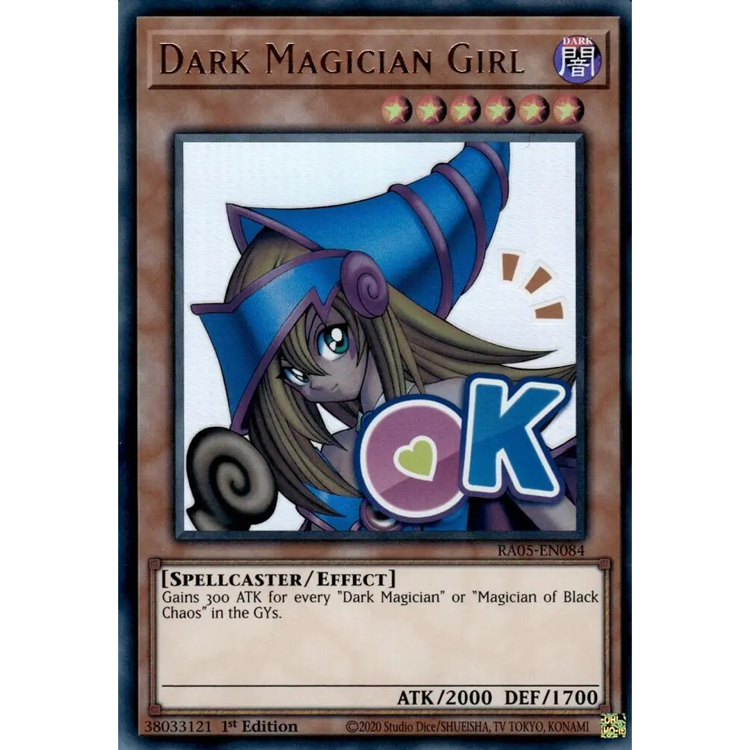 DARK MAGICIAN GIRL RA05-EN084 ULTRA RAE  1