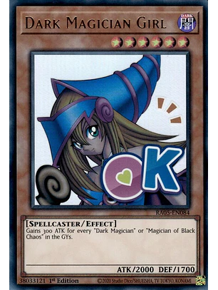 DARK MAGICIAN GIRL RA05-EN084 ULTRA RAE 