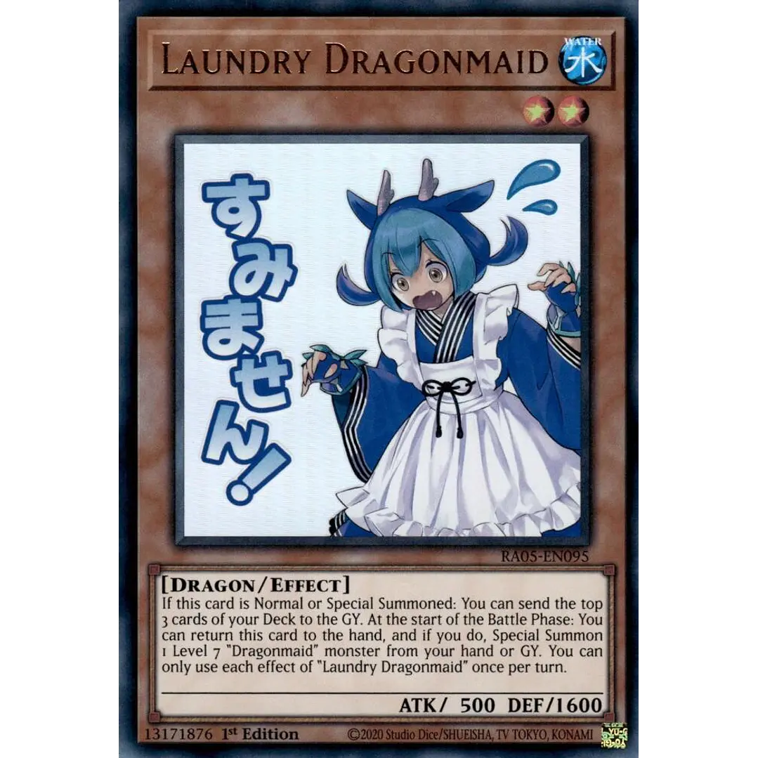 LAUNDRY DRAGONMAID RA05-EN095 ULTRA RARE  1