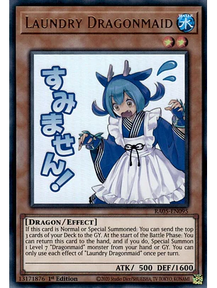 LAUNDRY DRAGONMAID RA05-EN095 ULTRA RARE 