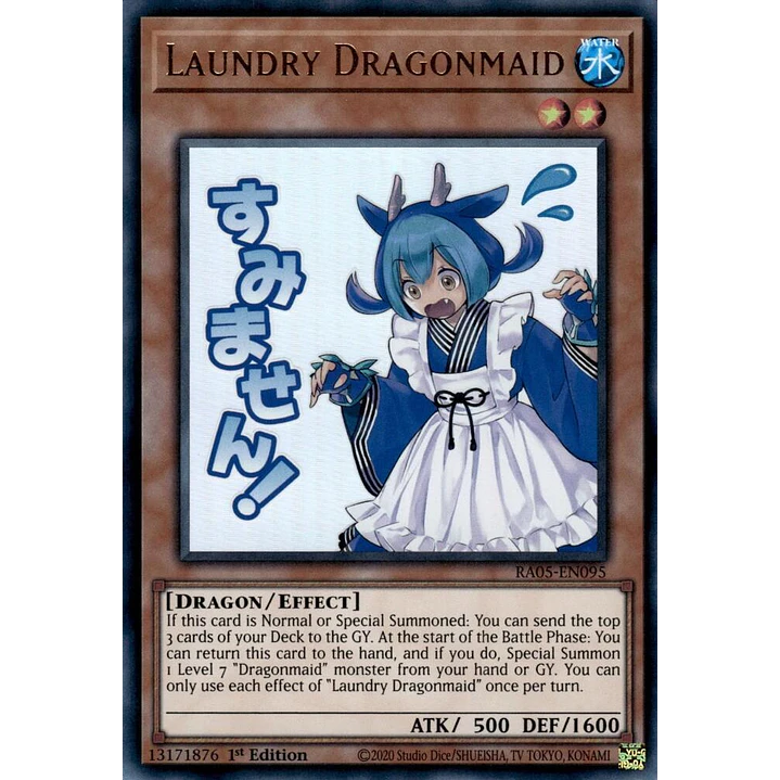 LAUNDRY DRAGONMAID RA05-EN095 ULTRA RARE  1