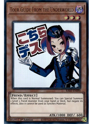 TOUR GUIDE FROM THE UNDERWORLD RA05-EN090 ULTRA RARE