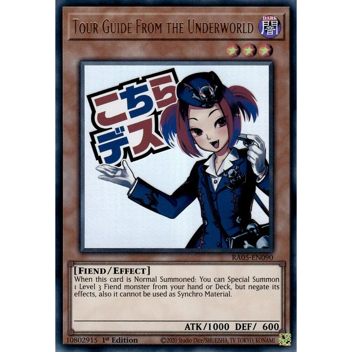 TOUR GUIDE FROM THE UNDERWORLD RA05-EN090 ULTRA RARE 1