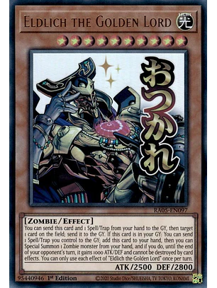 ELDLICH THE GOLDEN LORD RA05-EN097 ULTRA RARE