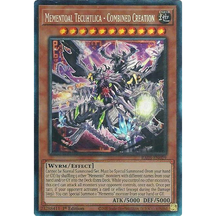 MEMENTOAL TECUHTLICA - COMBINED CREATION RA05-EN029 COLLECTOR RARE 1