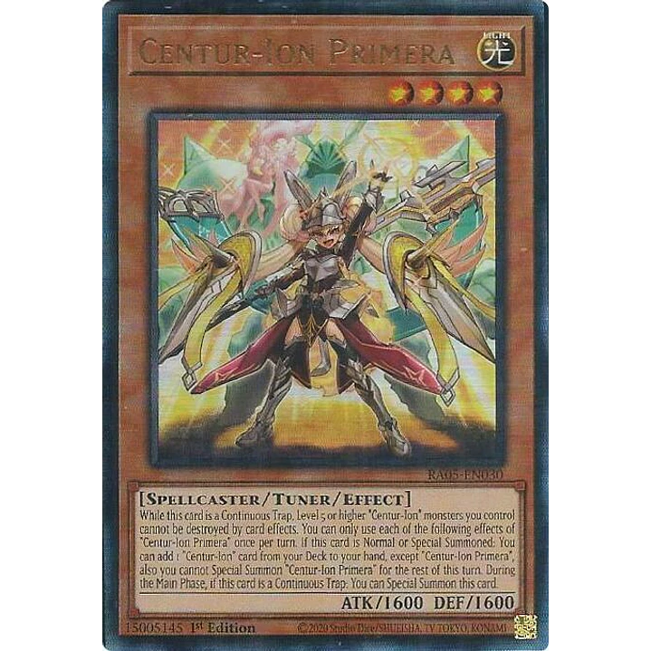 CENTUR-ION PRIMERA RA05-EN030 ULTIMATE RARE 1