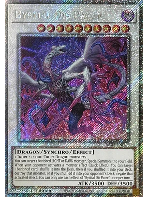 BYSTIAL DIS PATER RA05-EN041 PLATINUM SECRET RARE 