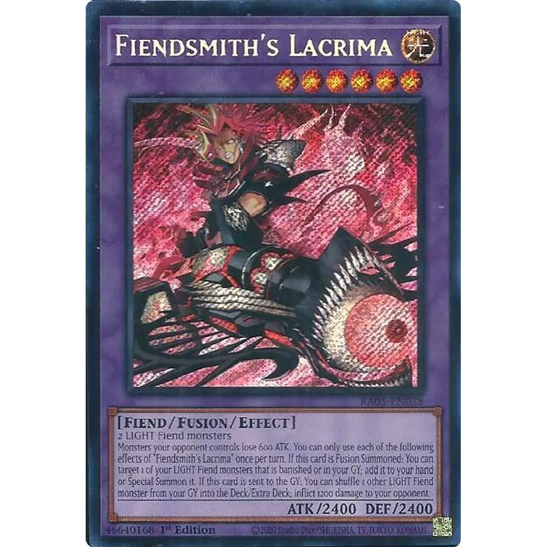 FIENDSMITH'S LACRIMA RA05-EN038 SECRET RARE 1