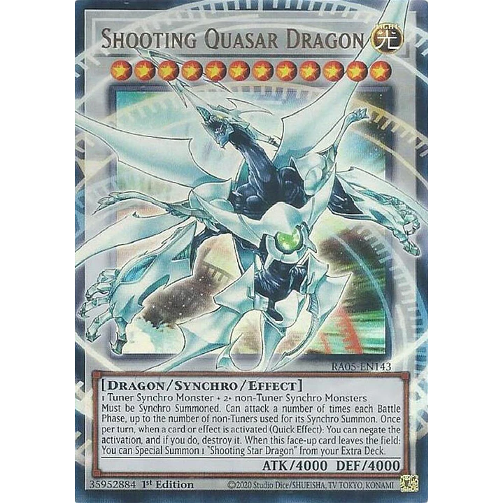 SHOOTING QUASAR DRAGON RA05-EN143 ULTRA RARE  1