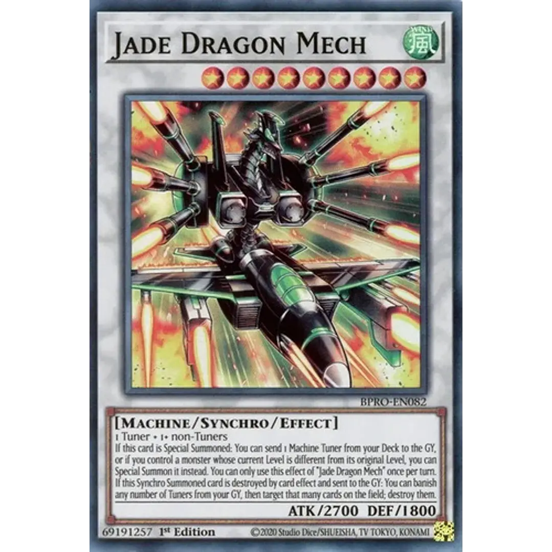JADE DRAGON MECH BPRO-EN082 SUPER RARE 1