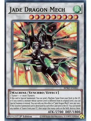 JADE DRAGON MECH BPRO-EN082 SUPER RARE
