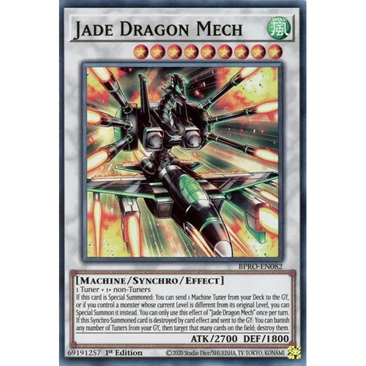 JADE DRAGON MECH BPRO-EN082 SUPER RARE 1