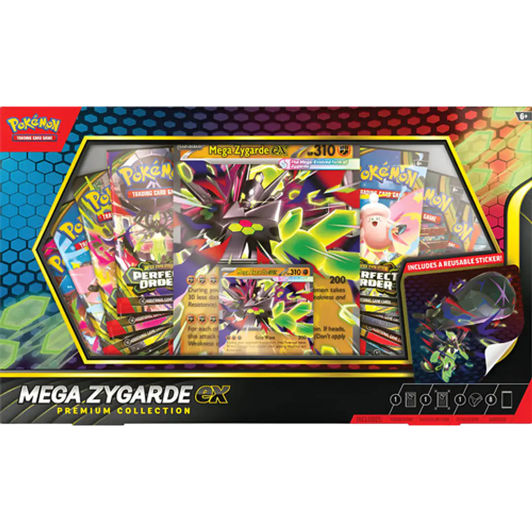 POKÉMON TCG MEGA ZYGARDE EX PREMIUM COLLECTION INGLÉS 3