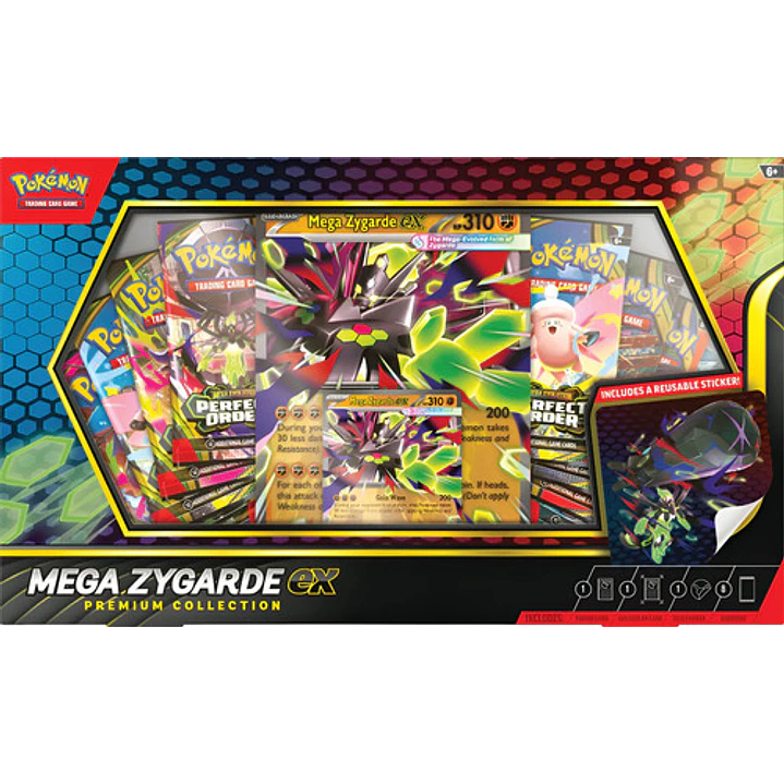 POKÉMON TCG MEGA ZYGARDE EX PREMIUM COLLECTION INGLÉS 3