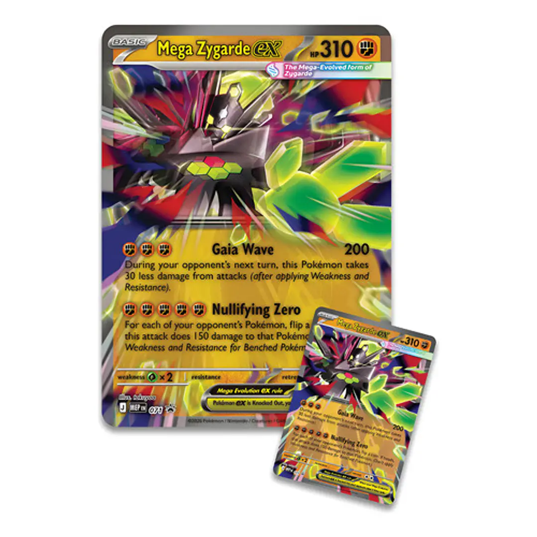 POKÉMON TCG MEGA ZYGARDE EX PREMIUM COLLECTION INGLÉS 5