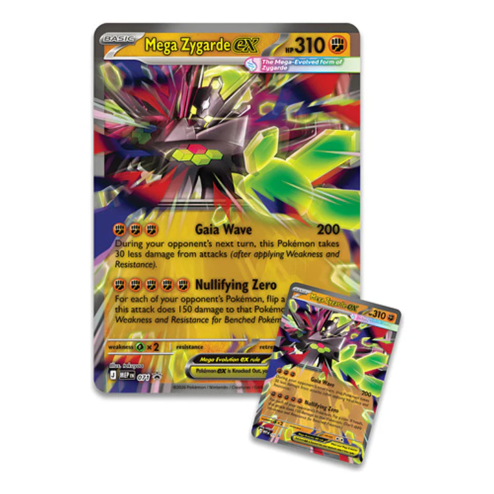 POKÉMON TCG MEGA ZYGARDE EX PREMIUM COLLECTION INGLÉS 5
