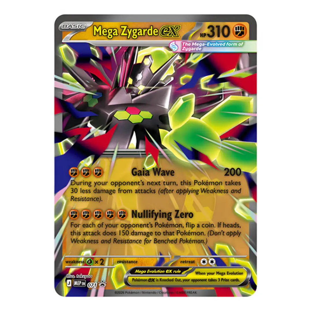 POKÉMON TCG MEGA ZYGARDE EX PREMIUM COLLECTION INGLÉS 7