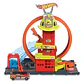 Hot Wheels City Pista De Juguete Súper Estación De Bomberos Multicolor - Miniatura 1