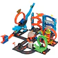 Hot Wheels City Pista De Juguete Súper Estación De Bomberos Multicolor - Miniatura 6