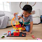 Hot Wheels City Pista De Juguete Súper Estación De Bomberos Multicolor - Miniatura 7