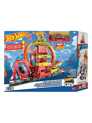 HOT WHEELS CITY PISTA SUPER ESTACIÓN DE BOMBEROS