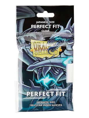 DRAGON SHIELD PERFECT FIT JAPANESE SIZE CLEAR INNER SLEEVES